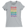 Utah Pride Women's T-Shirt-Silver-Allegiant Goods Co. Vintage Sports Apparel