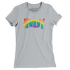 Indianapolis Indiana Pride Women's T-Shirt-Silver-Allegiant Goods Co. Vintage Sports Apparel