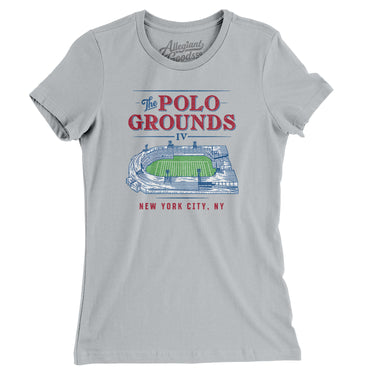 Polo Grounds Stadium Women's T-Shirt-Allegiant Goods Co. Vintage Sports Apparel