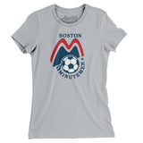 Boston Minutemen Soccer Women's T-Shirt-Allegiant Goods Co. Vintage Sports Apparel