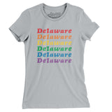 Delaware Pride Women's T-Shirt-Allegiant Goods Co. Vintage Sports Apparel