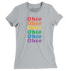 Ohio Pride Women's T-Shirt-Silver-Allegiant Goods Co. Vintage Sports Apparel