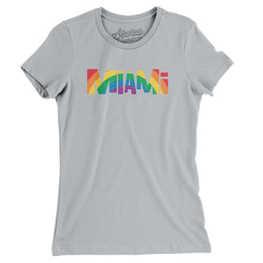 Miami Florida Pride Women's T-Shirt-Allegiant Goods Co. Vintage Sports Apparel