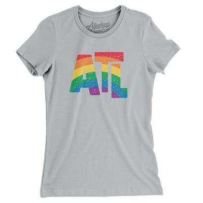 Atlanta Georgia Pride Women's T-Shirt-Silver-Allegiant Goods Co. Vintage Sports Apparel