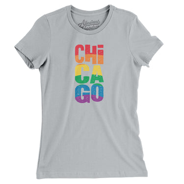 Chicago Illinois Pride Women's T-Shirt-Allegiant Goods Co. Vintage Sports Apparel