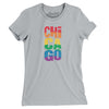 Chicago Illinois Pride Women's T-Shirt-Silver-Allegiant Goods Co. Vintage Sports Apparel