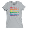Montana Pride Women's T-Shirt-Silver-Allegiant Goods Co. Vintage Sports Apparel