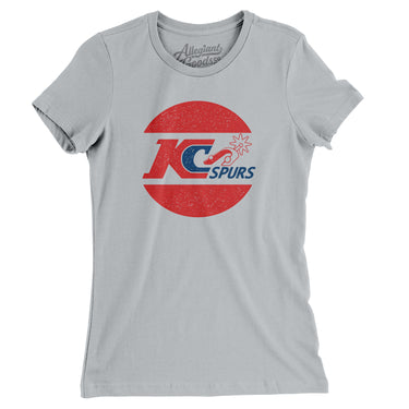 Kansas City Spurs Soccer Women's T-Shirt-Allegiant Goods Co. Vintage Sports Apparel