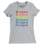 Oregon Pride Women's T-Shirt-Allegiant Goods Co. Vintage Sports Apparel