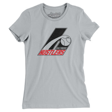Baltimore Hustlers Defunct Basketball Women's T-Shirt-Allegiant Goods Co. Vintage Sports Apparel