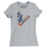 New York Centaurs Soccer Women's T-Shirt-Silver-Allegiant Goods Co. Vintage Sports Apparel