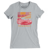 Tampa Stadium Women's T-Shirt-Silver-Allegiant Goods Co. Vintage Sports Apparel