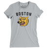 Boston Tigers Hockey Women's T-Shirt-Silver-Allegiant Goods Co. Vintage Sports Apparel