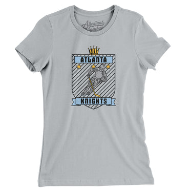 Atlanta Knights Hockey Women's T-Shirt-Allegiant Goods Co. Vintage Sports Apparel