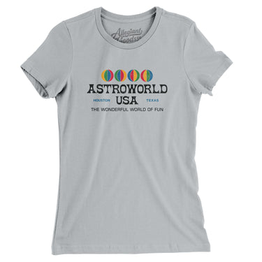 Astroworld Amusement Park Women's T-Shirt-Allegiant Goods Co. Vintage Sports Apparel