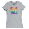 Louisville Kentucky Pride Women's T-Shirt-Silver-Allegiant Goods Co. Vintage Sports Apparel
