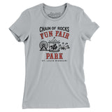 Chain of Rocks Amusement Park Women's T-Shirt-Allegiant Goods Co. Vintage Sports Apparel