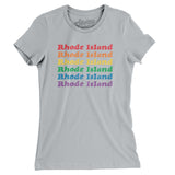Rhode Island Pride Women's T-Shirt-Allegiant Goods Co. Vintage Sports Apparel