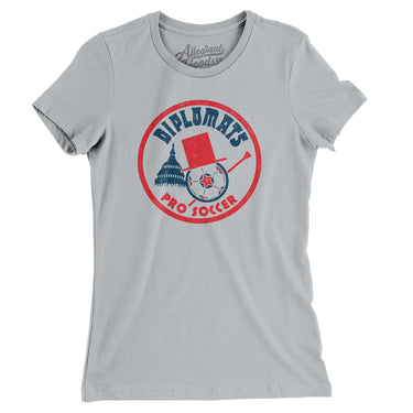 Washington Diplomats Soccer Women's T-Shirt-Allegiant Goods Co. Vintage Sports Apparel