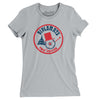 Washington Diplomats Soccer Women's T-Shirt-Silver-Allegiant Goods Co. Vintage Sports Apparel