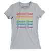 Connecticut Pride Women's T-Shirt-Silver-Allegiant Goods Co. Vintage Sports Apparel