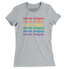 North Dakota Pride Women's T-Shirt-Silver-Allegiant Goods Co. Vintage Sports Apparel
