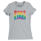 Portland Oregon Pride Women's T-Shirt-Allegiant Goods Co. Vintage Sports Apparel