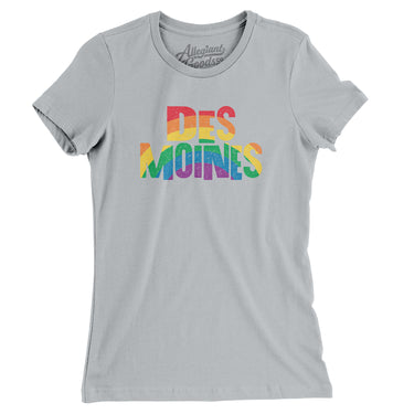 Des Moines Iowa Pride Women's T-Shirt-Allegiant Goods Co. Vintage Sports Apparel