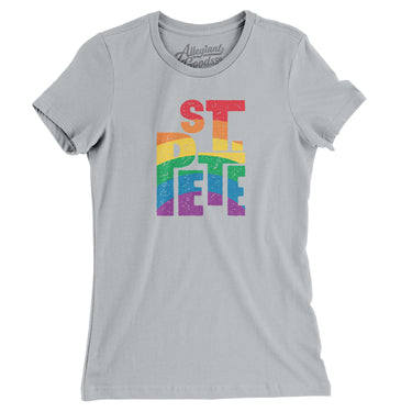 St. Petersburg Florida Pride Women's T-Shirt-Allegiant Goods Co. Vintage Sports Apparel