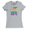 St. Petersburg Florida Pride Women's T-Shirt-Silver-Allegiant Goods Co. Vintage Sports Apparel