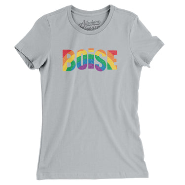 Boise Idaho Pride Women's T-Shirt-Allegiant Goods Co. Vintage Sports Apparel
