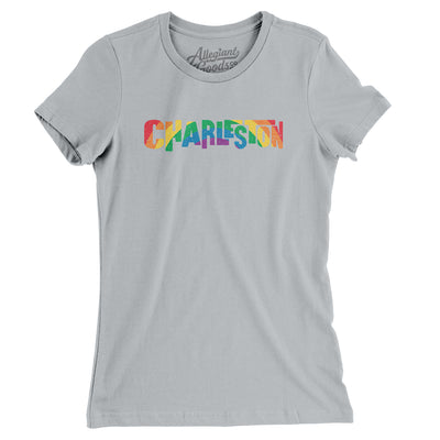 Charleston South Carolina Pride Women's T-Shirt-Silver-Allegiant Goods Co. Vintage Sports Apparel