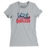 Rapid City Thrillers Basketball Women's T-Shirt-Silver-Allegiant Goods Co. Vintage Sports Apparel