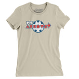 New York Arrows Soccer Women's T-Shirt-Allegiant Goods Co. Vintage Sports Apparel