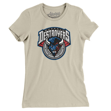 Buffalo Destroyers Arena Football Women's T-Shirt-Allegiant Goods Co. Vintage Sports Apparel