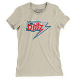 Chicago Blitz Football Women's T-Shirt-Allegiant Goods Co. Vintage Sports Apparel