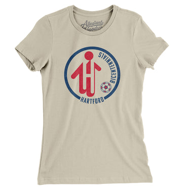 Hartford Bicentennials Soccer Women's T-Shirt-Allegiant Goods Co. Vintage Sports Apparel