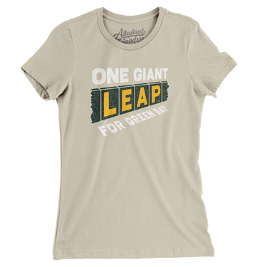 One Giant Leap For Green Bay Women's T-Shirt-Allegiant Goods Co. Vintage Sports Apparel