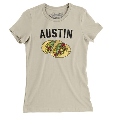 Austin Tacos Women's T-Shirt-Allegiant Goods Co. Vintage Sports Apparel