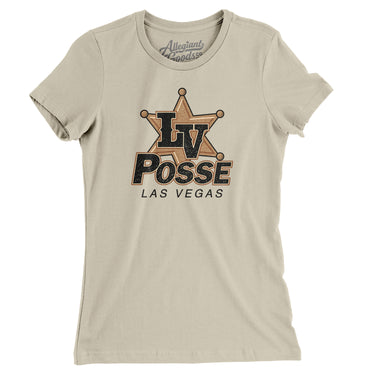 Las Vegas Posse Football Women's T-Shirt-Allegiant Goods Co. Vintage Sports Apparel
