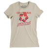 Columbus Stars Defunct Hockey Women's T-Shirt-Soft Cream-Allegiant Goods Co. Vintage Sports Apparel
