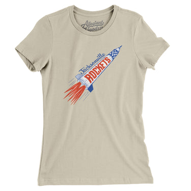Jacksonville Rockets Hockey Women's T-Shirt-Allegiant Goods Co. Vintage Sports Apparel