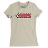 Maryland Bays Soccer Women's T-Shirt-Soft Cream-Allegiant Goods Co. Vintage Sports Apparel