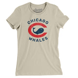 Chicago Whales Baseball Women's T-Shirt-Allegiant Goods Co. Vintage Sports Apparel
