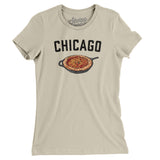 Chicago Style Deep Dish Pizza Women's T-Shirt-Allegiant Goods Co. Vintage Sports Apparel