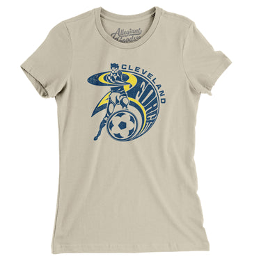 Cleveland Force Soccer Women's T-Shirt-Allegiant Goods Co. Vintage Sports Apparel