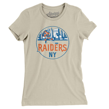 New York Raiders Hockey Women's T-Shirt-Allegiant Goods Co. Vintage Sports Apparel
