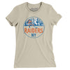 New York Raiders Hockey Women's T-Shirt-Soft Cream-Allegiant Goods Co. Vintage Sports Apparel