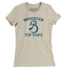 Brooklyn Tip-Tops Baseball Women's T-Shirt-Soft Cream-Allegiant Goods Co. Vintage Sports Apparel