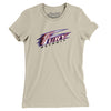 Detroit Fury Arena Football Women's T-Shirt-Soft Cream-Allegiant Goods Co. Vintage Sports Apparel